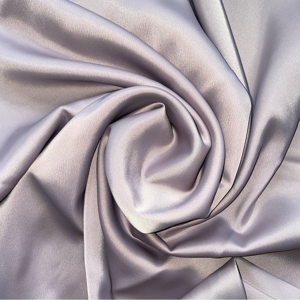 NWT Banana Republic V-Neck Midi Slip Dress, Gray Violet satin. Tall Long. - Picture 4 of 6